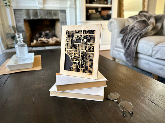 Sarasota, FL City Street Map | Modern Wood Wall Art in a Minimalist design. 2 sizes