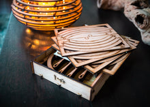 Load image into Gallery viewer, Mid-Century Modern Lantern Brings a Calm Vibe into Your Space. Inspired by Nature, this Nest lamp lights any room to create a retreat!