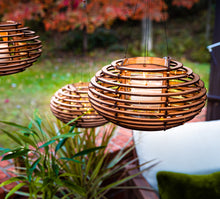 Load image into Gallery viewer, Mid-Century Modern Lantern Brings a Calm Vibe into Your Space. Inspired by Nature, this Nest lamp lights any room to create a retreat!