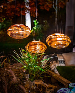 Mid-Century Modern Lantern Brings a Calm Vibe into Your Space. Inspired by Nature, this Nest lamp lights any room to create a retreat!