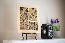 Load image into Gallery viewer, Custom Street Maps, 8x10" and 16x20" Wooden Street Cutouts