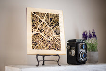 Load image into Gallery viewer, Custom Street Maps, 8x10" and 16x20" Wooden Street Cutouts