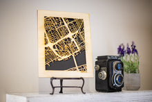 Load image into Gallery viewer, Custom Street Maps, 8x10" and 16x20" Wooden Street Cutouts
