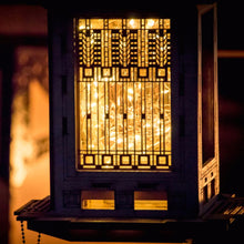 Load image into Gallery viewer, Bird Feeder, Craftsman Prairie Style Wooden 3D puzzle kit and lantern. DIY design you build!
