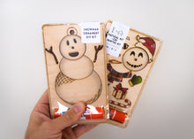 Load image into Gallery viewer, DIY Christmas Ornament Kits, Gingerbread Man & Snowman