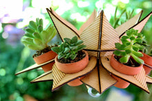 Load image into Gallery viewer, Flower Tower, Vertical Garden Hanging planter for succulents and herbs and anything else small.