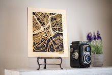 Load image into Gallery viewer, Custom Street Maps, 8x10" and 16x20" Wooden Street Cutouts