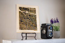 Load image into Gallery viewer, Custom Street Maps, 8x10" and 16x20" Wooden Street Cutouts