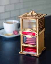 Load image into Gallery viewer, The Carlyle Collection: Your Tea Party Essentials, Tea holder, Cookie Jar, and Multipurpose Canister! Wooden 3D Kit, Assemble And Enjoy!