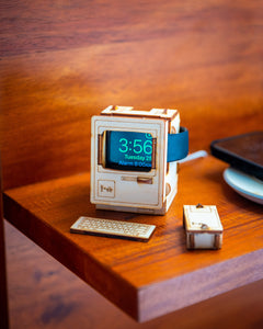 Vintage Computer Watch Charger Stand. Add a touch of rad retro tech to your nightstand or office desk