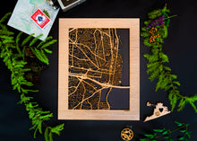 Load image into Gallery viewer, Alexandria, VA City Street Map | Modern Wood Wall Art in a Minimalist design. 2 sizes