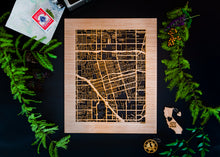 Load image into Gallery viewer, Anaheim, CA City Street Map | Modern Wood Wall Art in a Minimalist design. 2 sizes