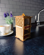 Load image into Gallery viewer, The Carlyle Collection: Your Tea Party Essentials, Tea holder, Cookie Jar, and Multipurpose Canister! Wooden 3D Kit, Assemble And Enjoy!