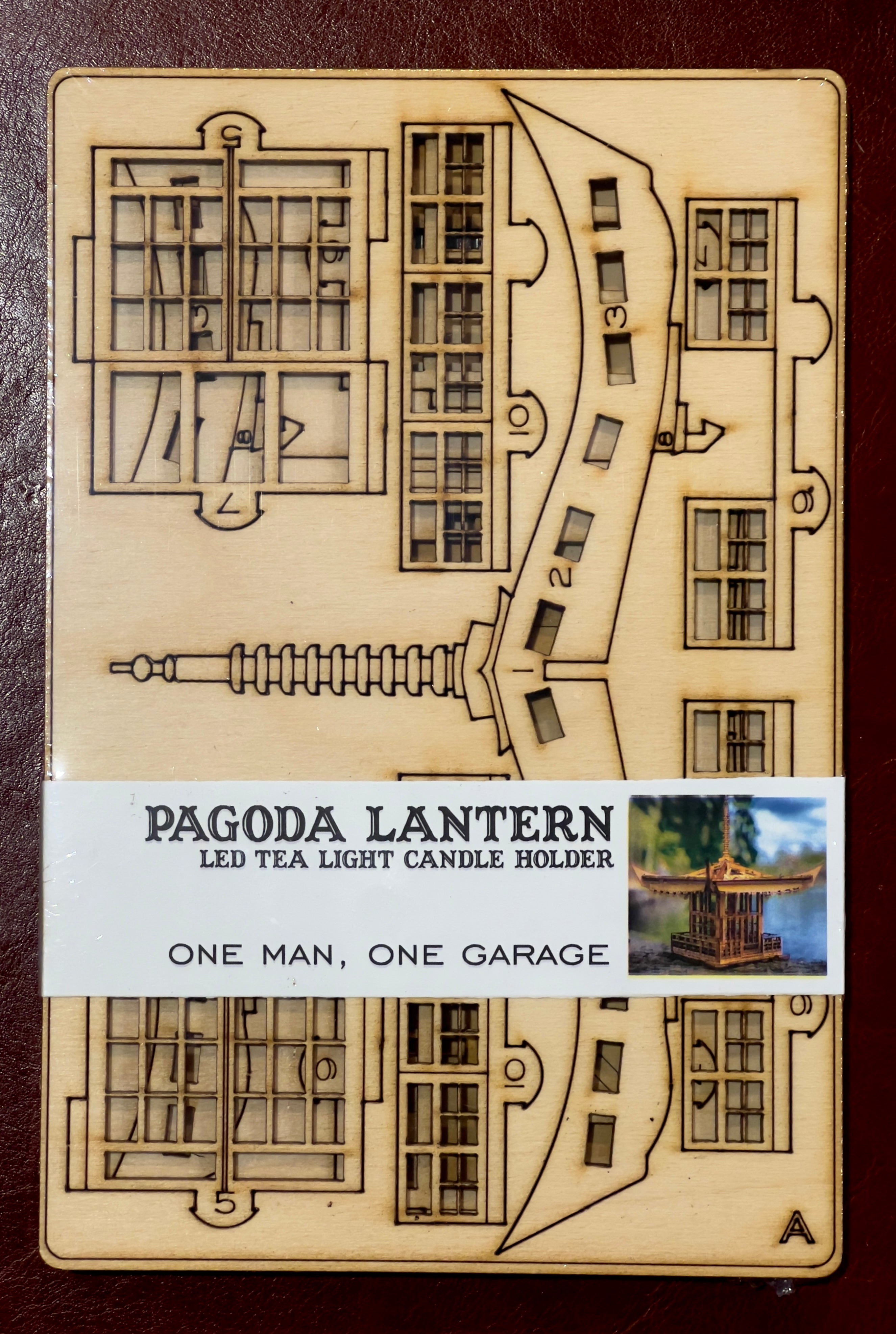 KARE DESIGN オブジェ３点 Japanese Pagoda Lantern | Embrace Tranquility with a DIY Tea Light