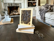 Athens, Greece City Street Map | Modern Wood Wall Art in a Minimalist design. 2 sizes