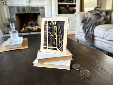 Buenos Aires, Argentina City Street Map | Modern Wood Wall Art in a Minimalist design. 2 sizes