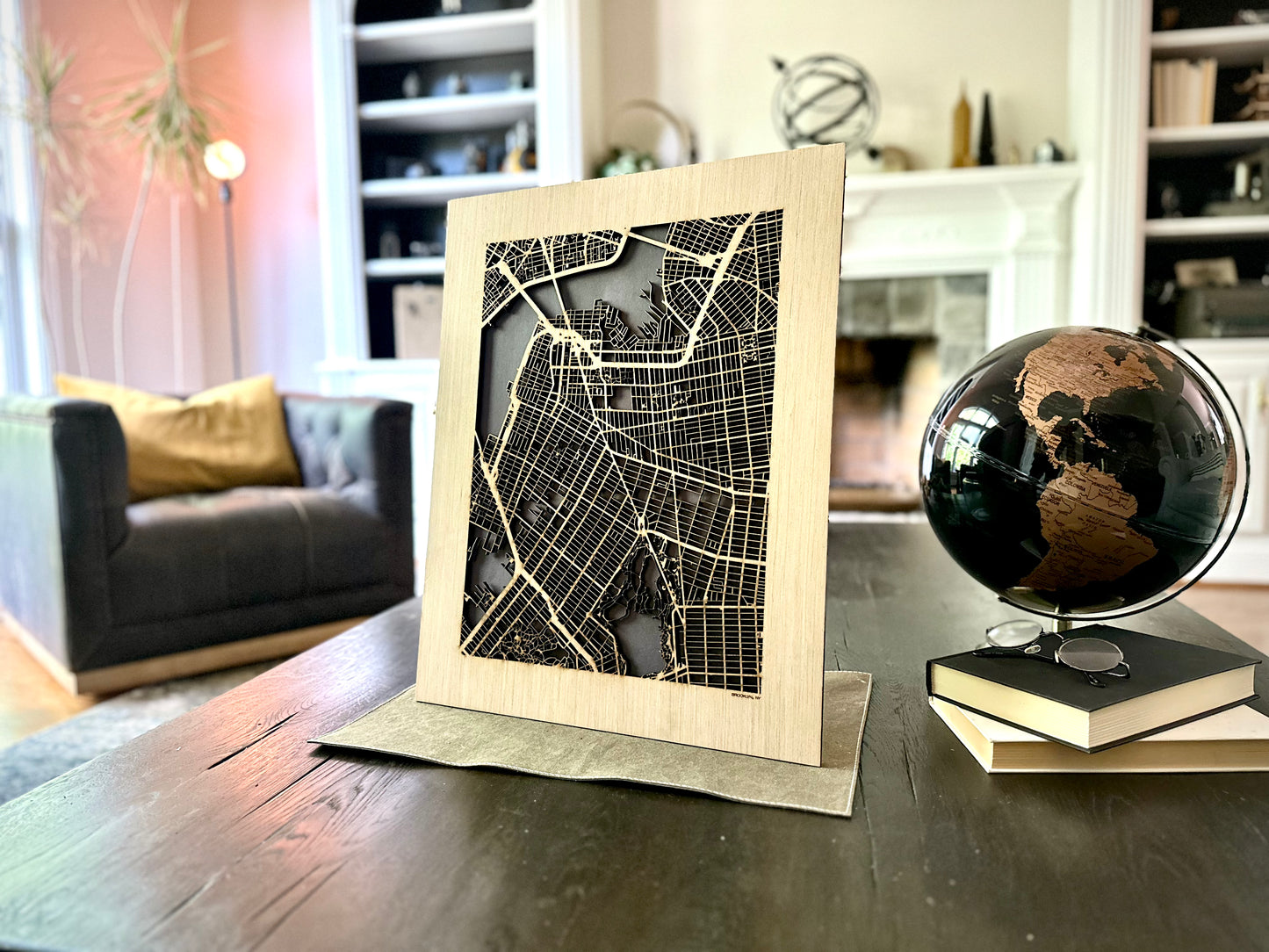 New York City, NY City Street Map | Modern Wood Wall Art in a Minimalist design. 3 sizes