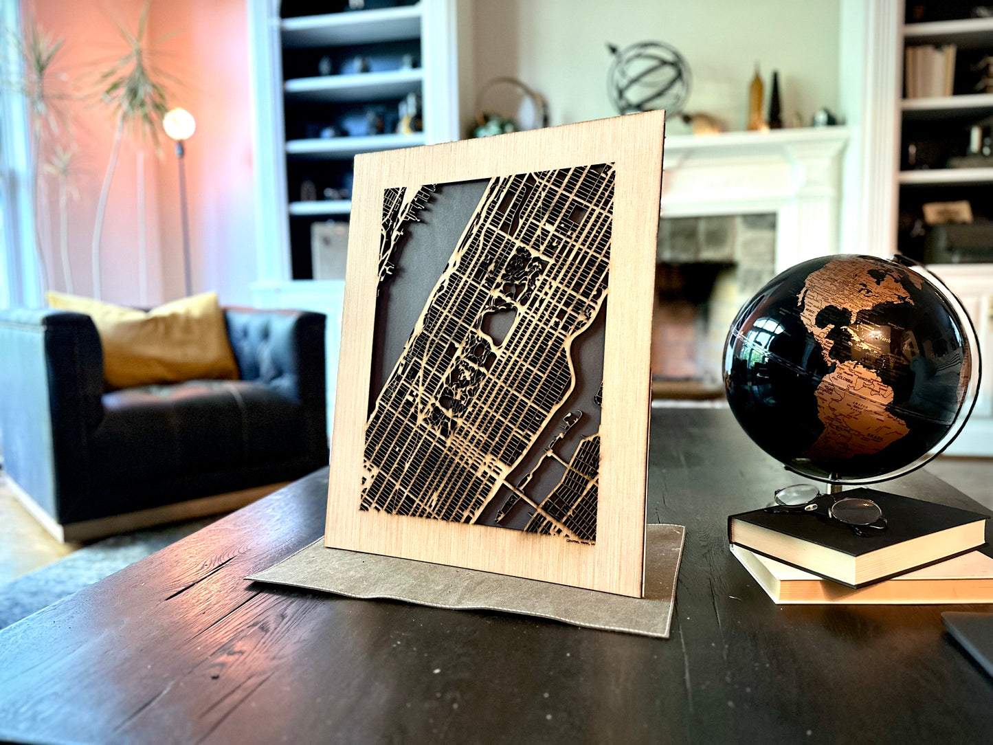 New York City, NY City Street Map | Modern Wood Wall Art in a Minimalist design. 3 sizes