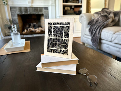 Coral Springs, FL City Street Map | Modern Wood Wall Art in a Minimalist design. 2 sizes