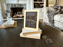 Load image into Gallery viewer, Coupeville, WA City Street Map | Modern Wood Wall Art in a Minimalist design. 2 sizes
