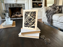 Load image into Gallery viewer, Dubai, UAE City Street Map | Modern Wood Wall Art in a Minimalist design. 2 sizes