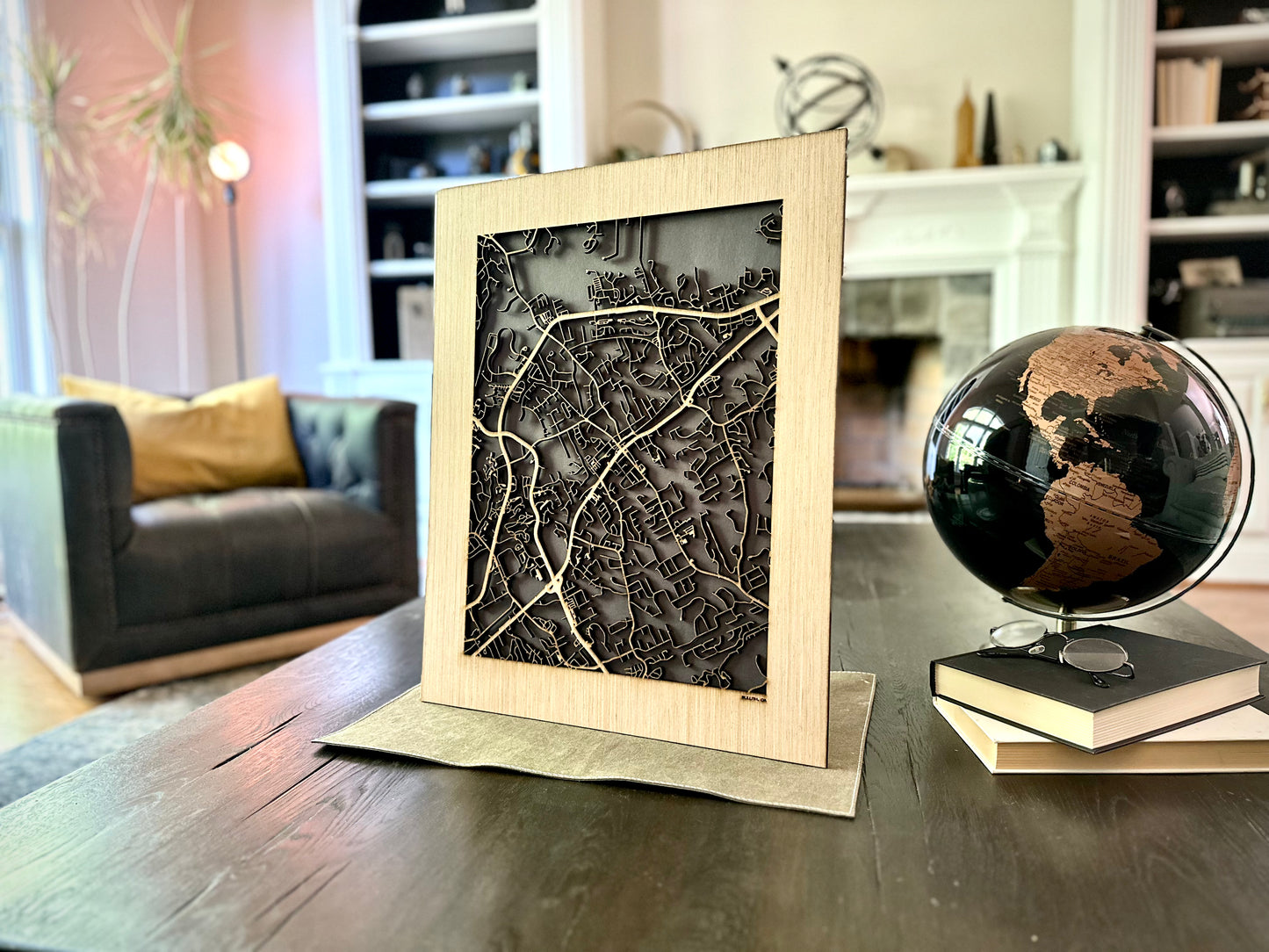 Duluth, GA City Street Map | Modern Wood Wall Art in a Minimalist design. 2 sizes