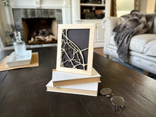 Load image into Gallery viewer, Kyiv, Ukraine City Street Map | Modern Wood Wall Art in a Minimalist design. 2 sizes