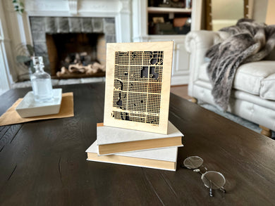 Laredo, TX City Street Map | Modern Wood Wall Art in a Minimalist design. 2 sizes