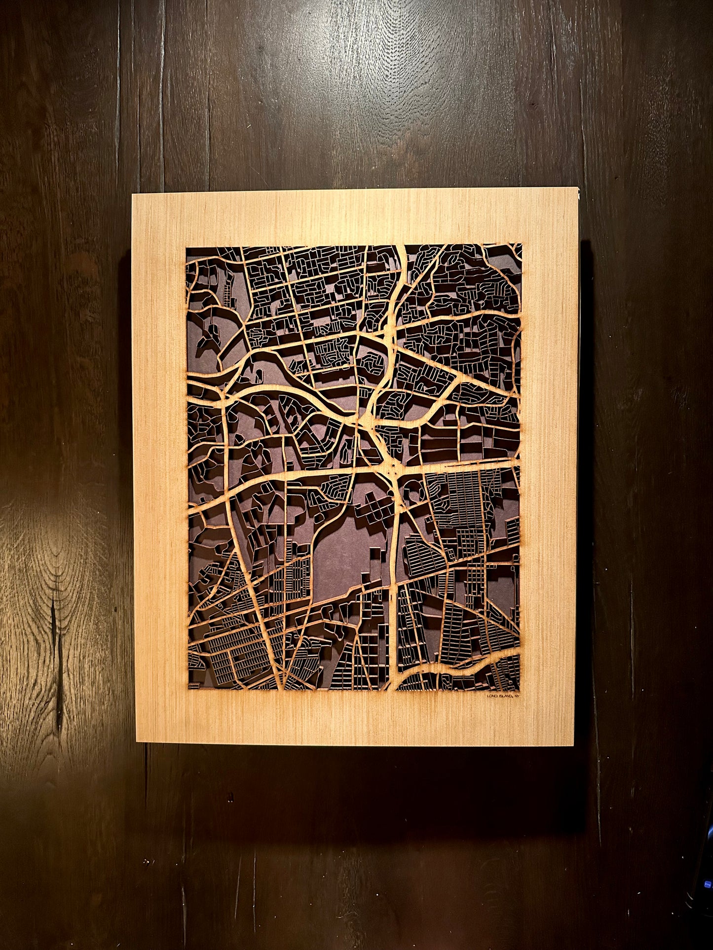 New York City, NY City Street Map | Modern Wood Wall Art in a Minimalist design. 3 sizes