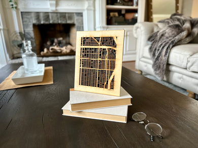 Lubbock, TX City Street Map | Modern Wood Wall Art in a Minimalist design. 2 sizes