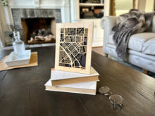 Load image into Gallery viewer, Modesto, CA City Street Map | Modern Wood Wall Art in a Minimalist design. 2 sizes