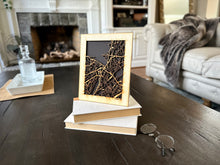 Load image into Gallery viewer, Mumbai, India City Street Map | Modern Wood Wall Art in a Minimalist design. 2 sizes
