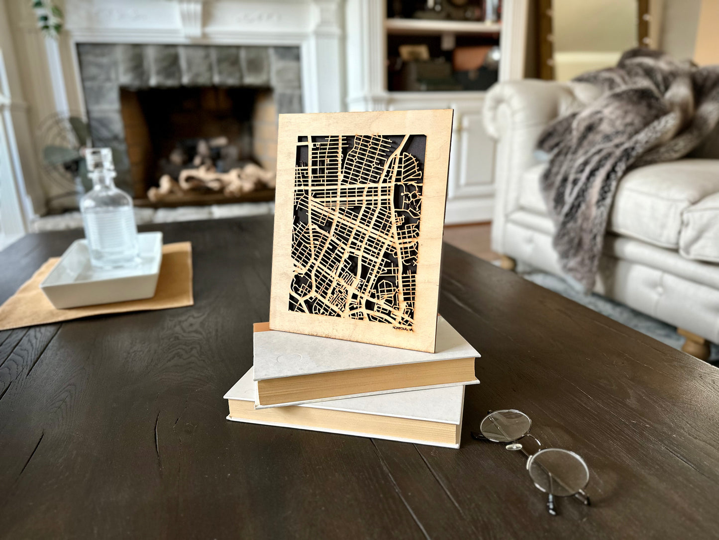 Norfolk, VA City Street Map | Modern Wood Wall Art in a Minimalist design. 2 sizes