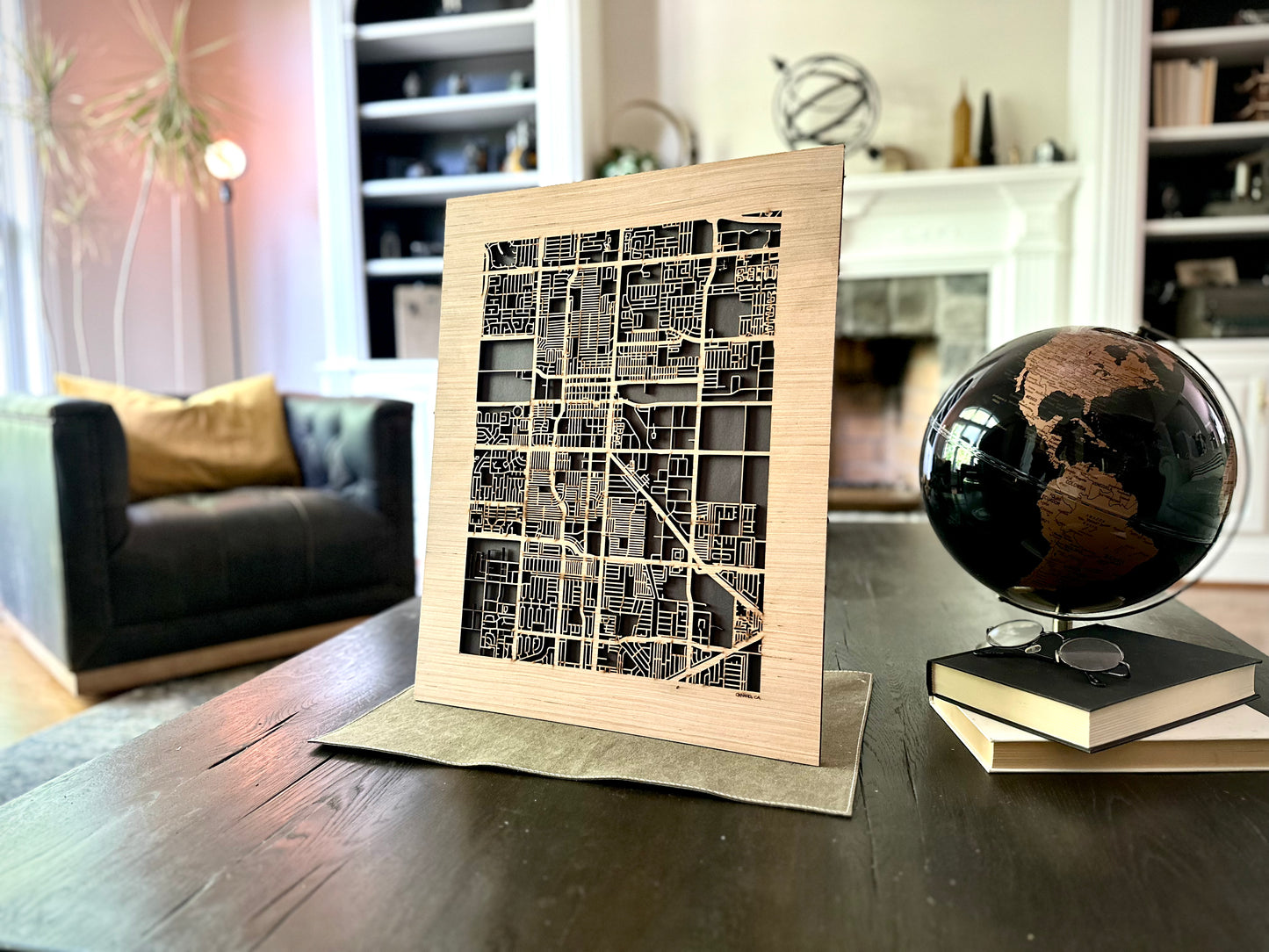 Oxnard, CA City Street Map | Modern Wood Wall Art in a Minimalist design. 2 sizes