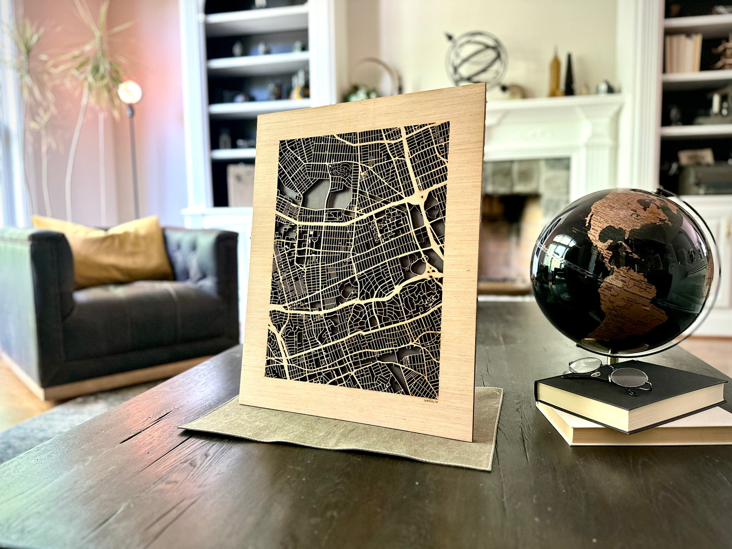 New York City, NY City Street Map | Modern Wood Wall Art in a Minimalist design. 3 sizes