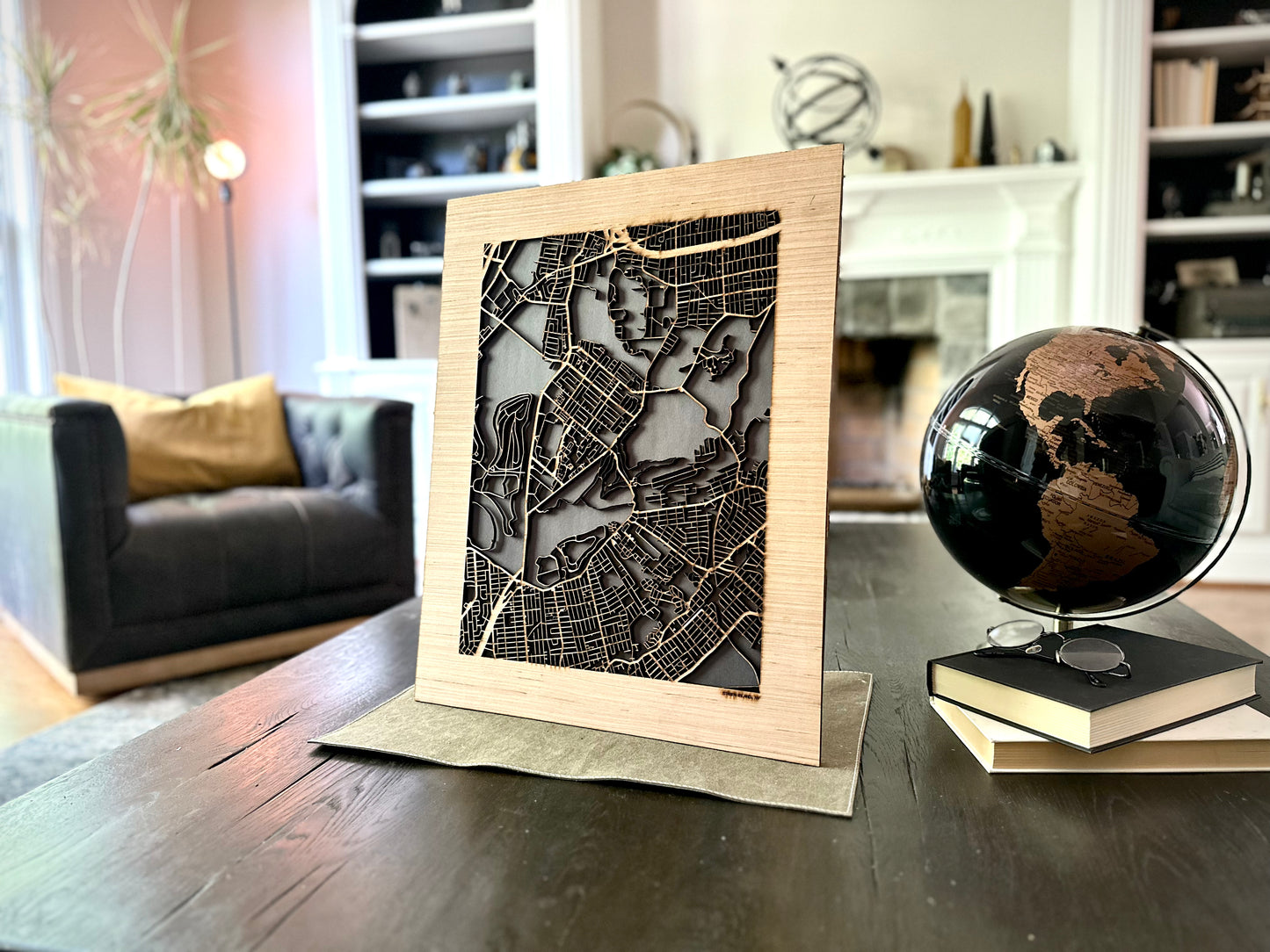 New York City, NY City Street Map | Modern Wood Wall Art in a Minimalist design. 3 sizes