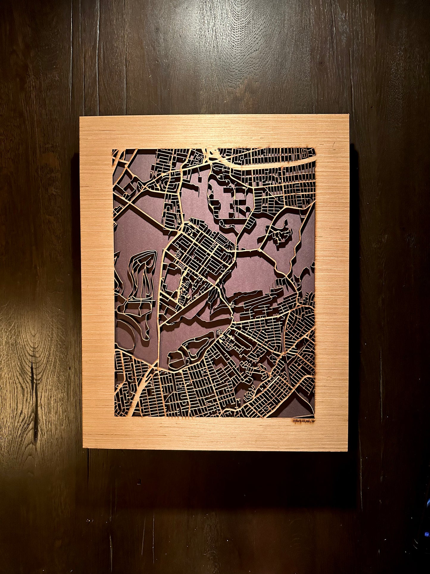 New York City, NY City Street Map | Modern Wood Wall Art in a Minimalist design. 3 sizes