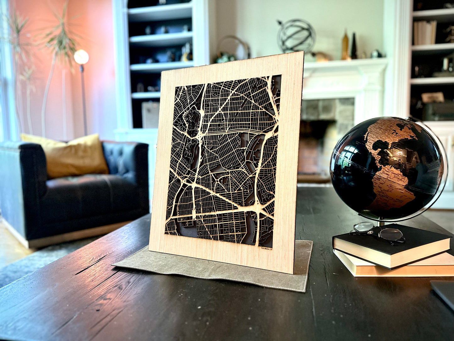 New York City, NY City Street Map | Modern Wood Wall Art in a Minimalist design. 3 sizes