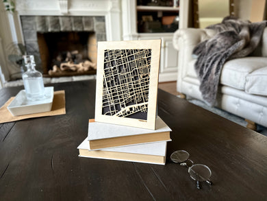 Toronto, Canada City Street Map | Modern Wood Wall Art in a Minimalist design. 3 sizes