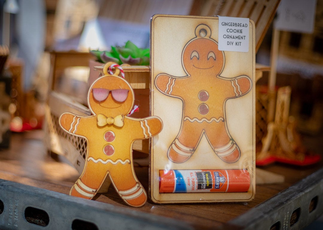 DIY Christmas Ornament Kits, Gingerbread Man & Snowman