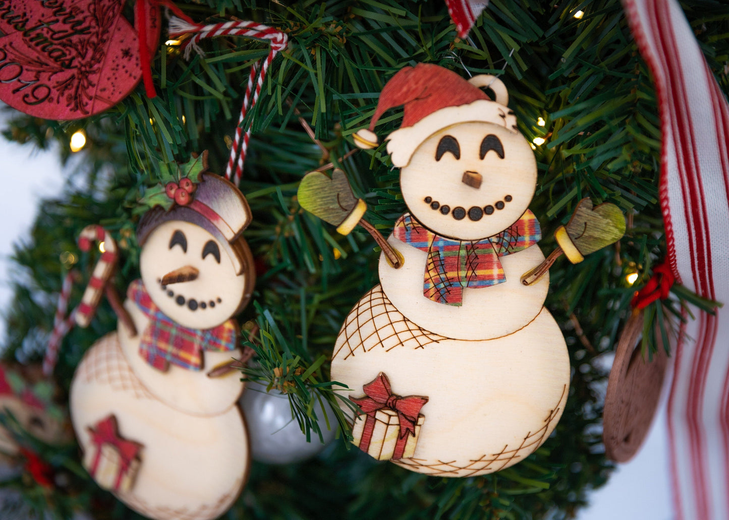 DIY Christmas Ornament Kits, Gingerbread Man & Snowman
