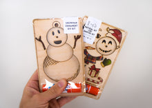 Load image into Gallery viewer, DIY Christmas Ornament Kits, Gingerbread Man &amp; Snowman
