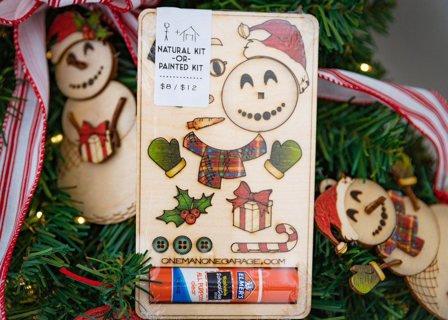 DIY Christmas Ornament Kits, Gingerbread Man & Snowman