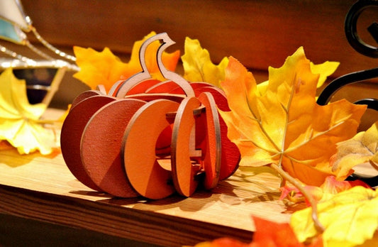 Pumpkin Lantern for Home and Office Desk Decor, Fall Gatherings, Halloween, or Thanksgiving Dinning Table Centerpiece!