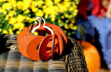 Load image into Gallery viewer, Fall Harvest Pumpkin Tea Lights. Individual kits, or String together for Outdoor Party Lights.