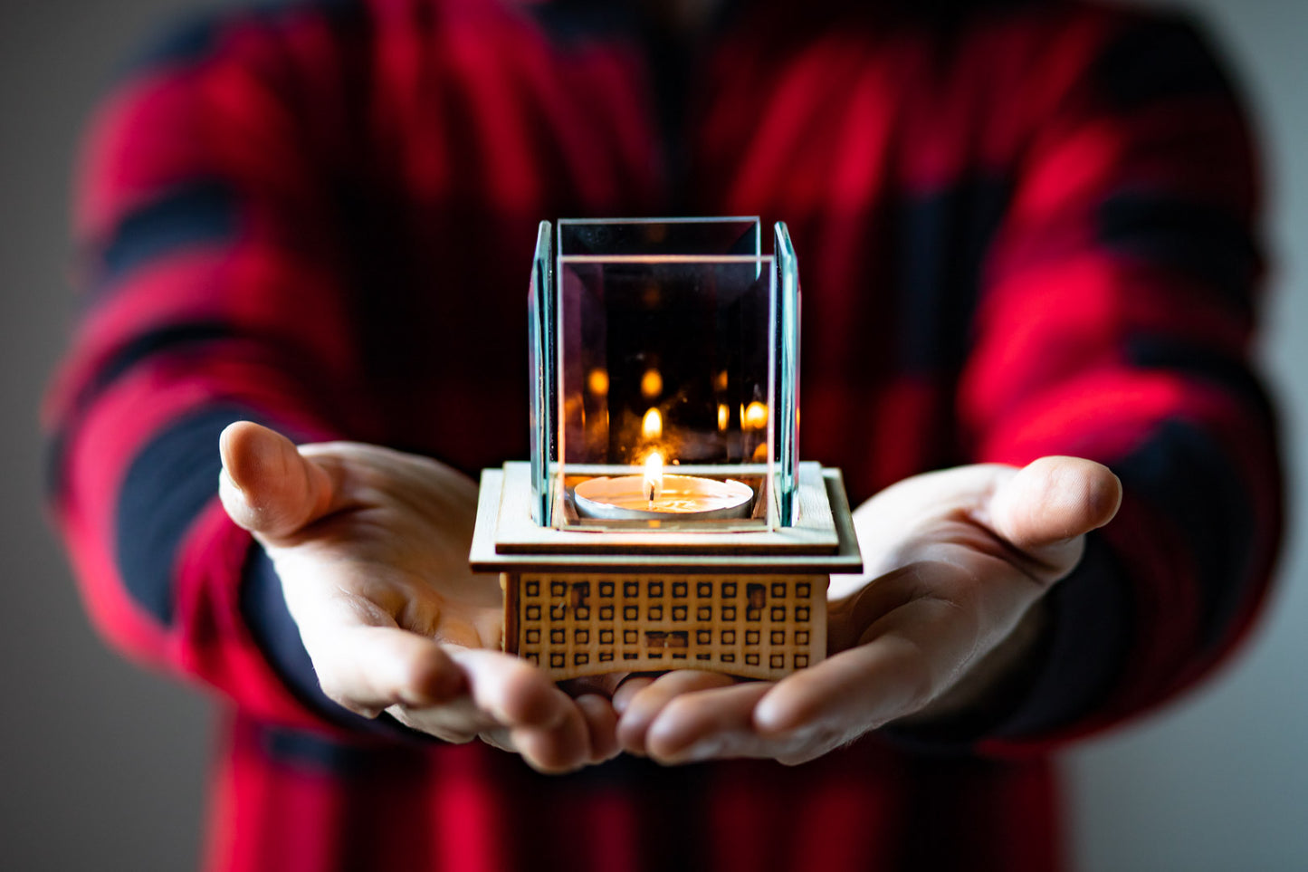Tabletop Glass Fireplace, 2 sizes to warm your evening!